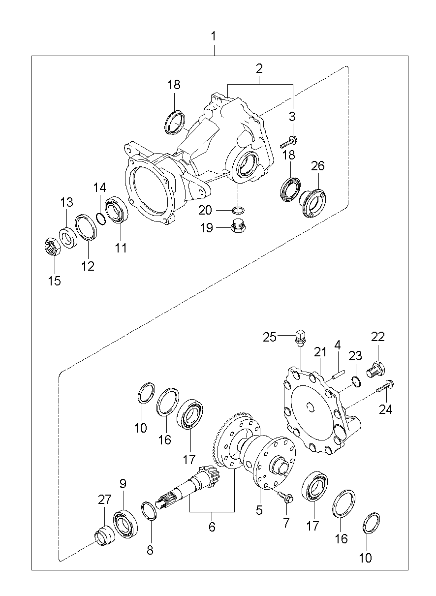 Rear Differential Carrier