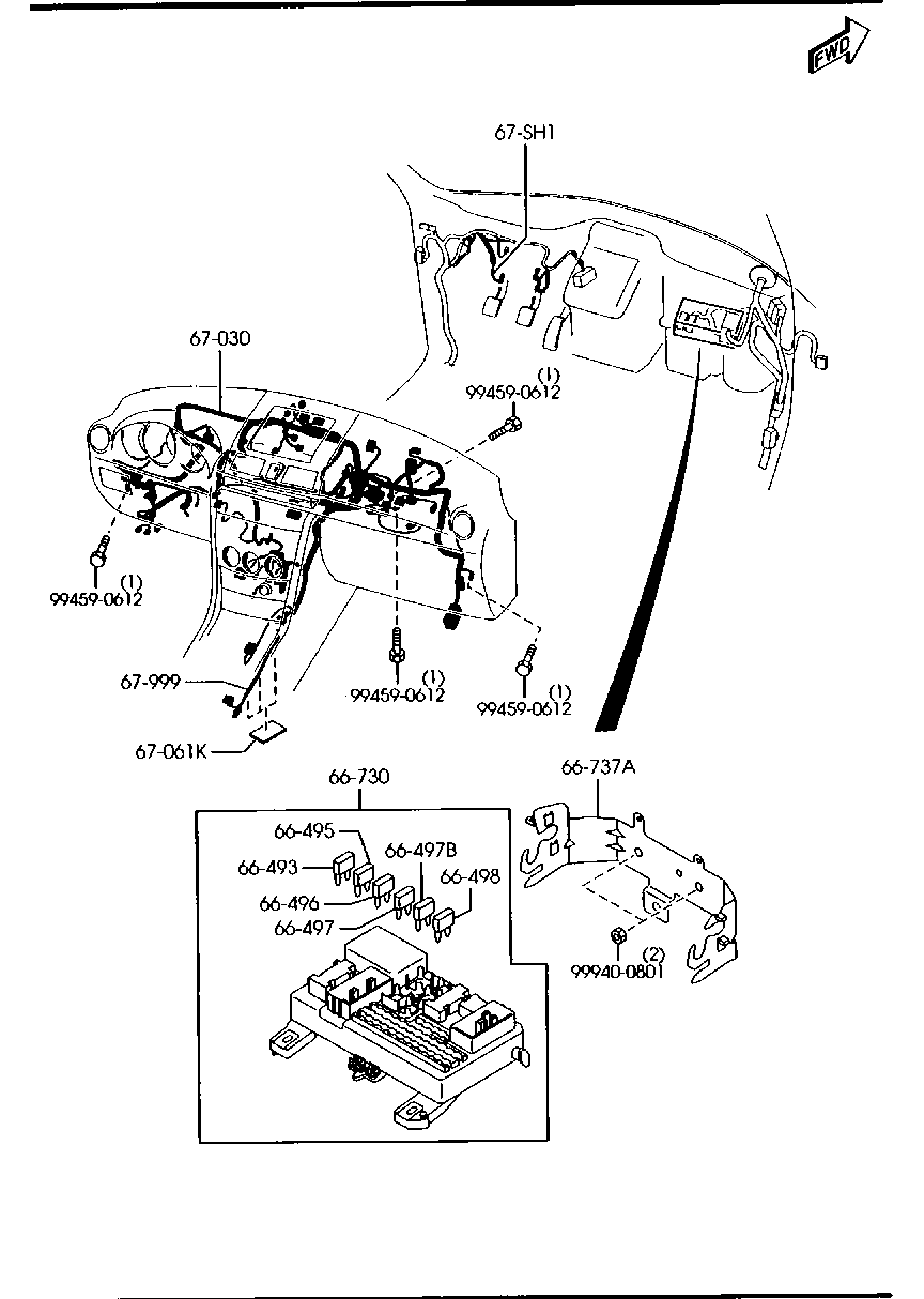 Dashboard Wiring Harnesses