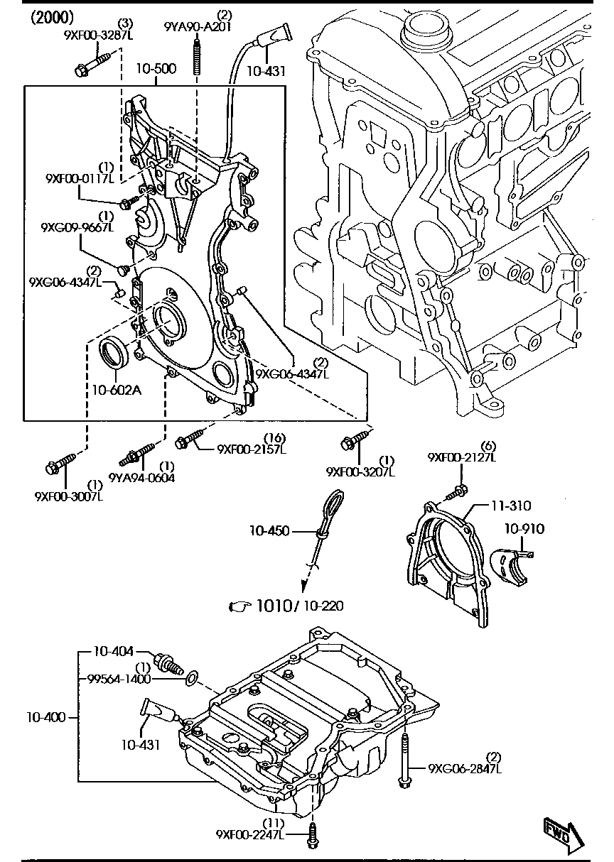 Oil Pan & Timing Cover