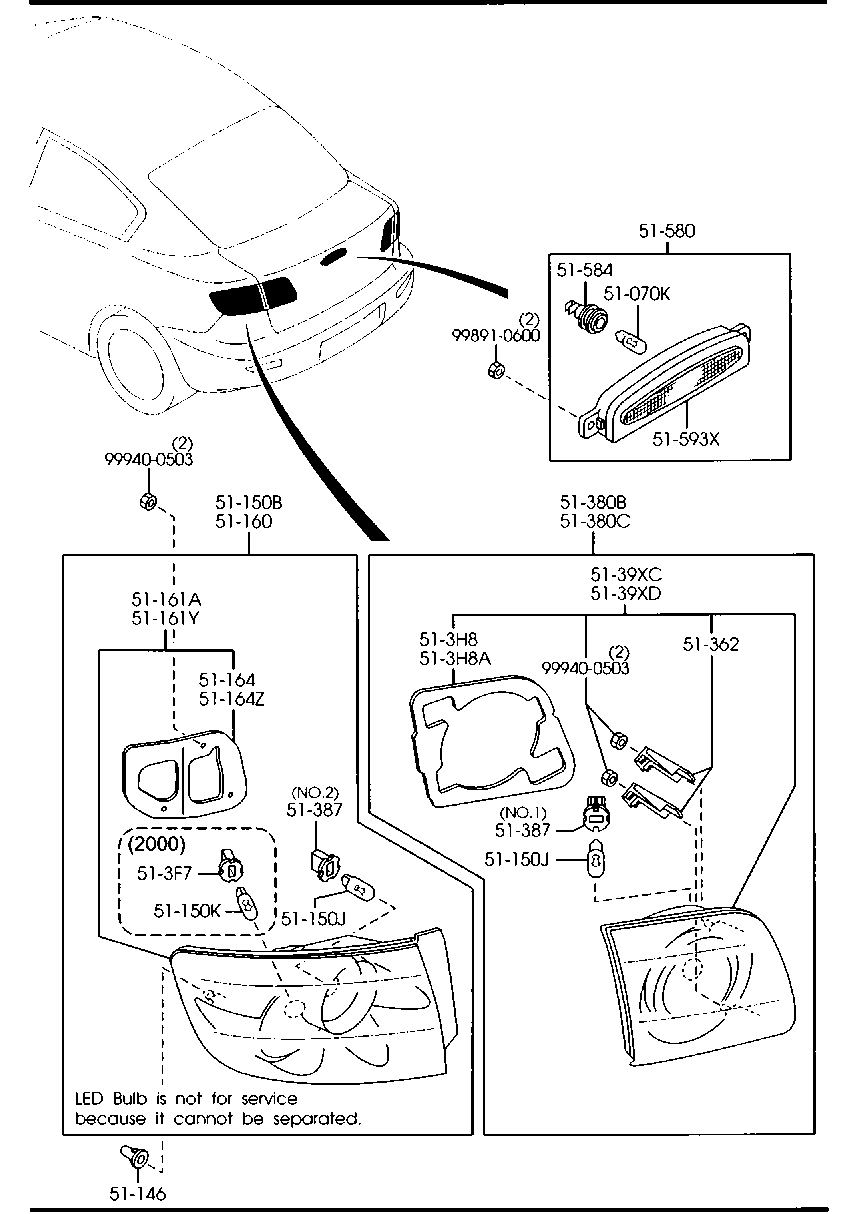 Rear Combination Lamps