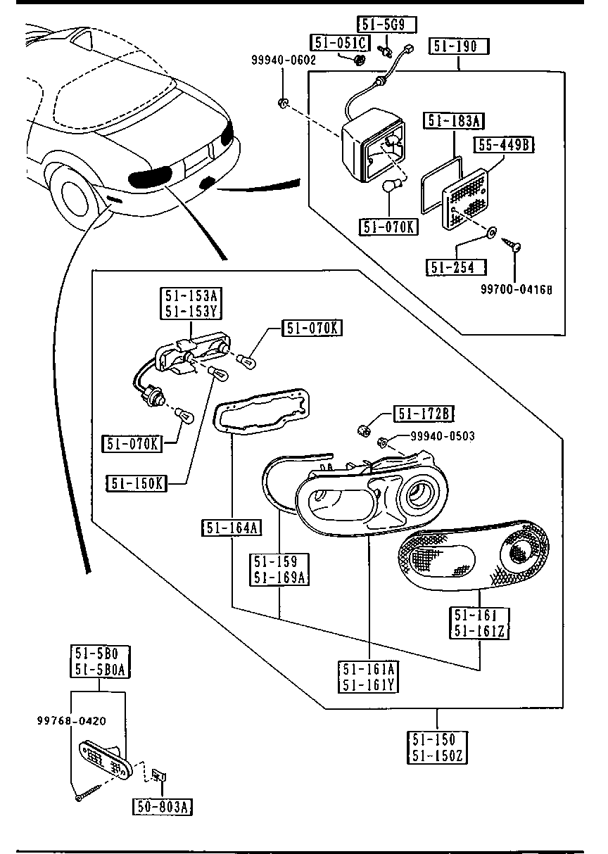 Rear Combination Lamps