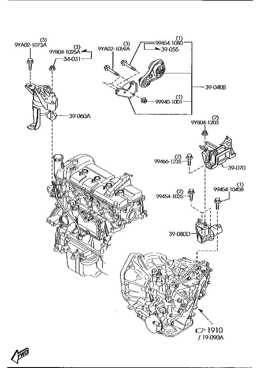 Engine Transmission Mountings