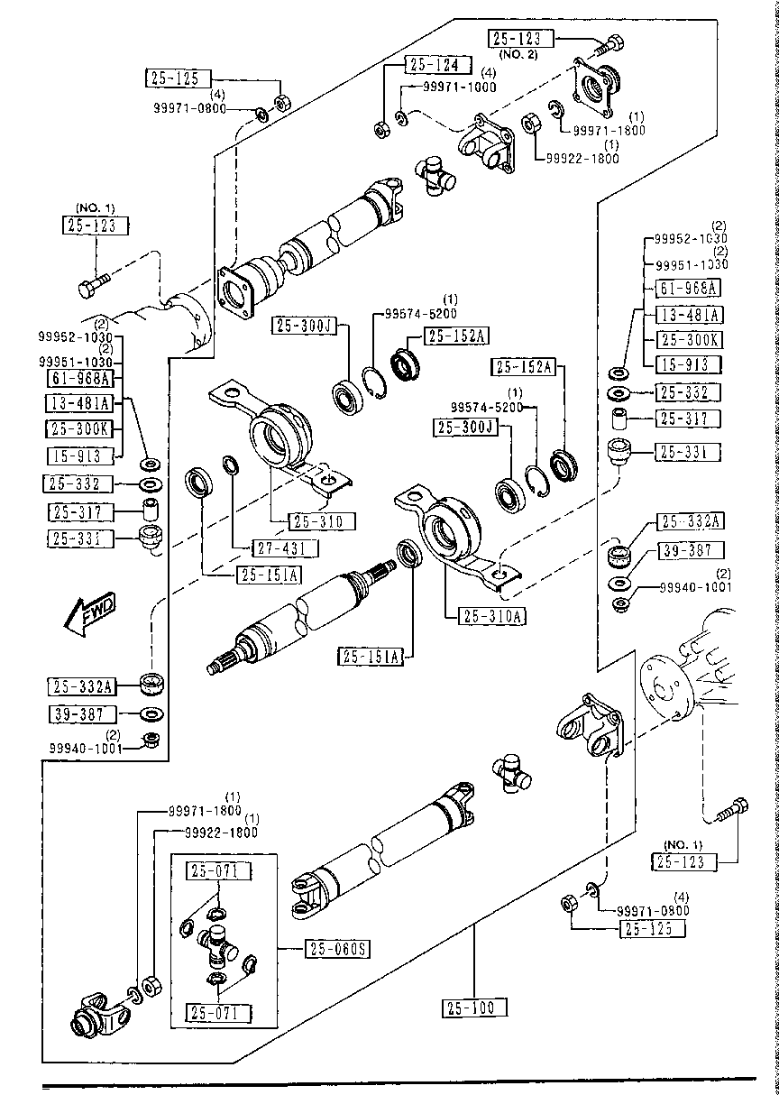 Rear Propeller Shaft