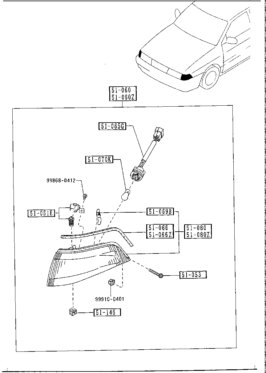 Front Combination Lamps