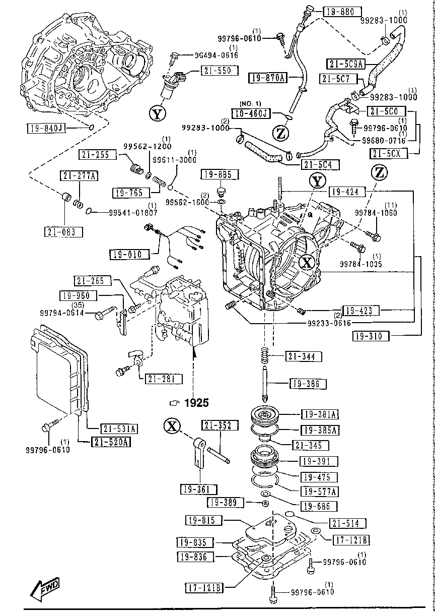 Transmission Case & Main Control System