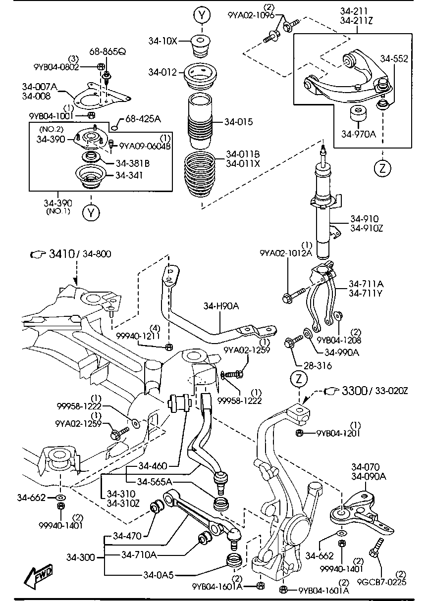 Front Suspension Mechanisms