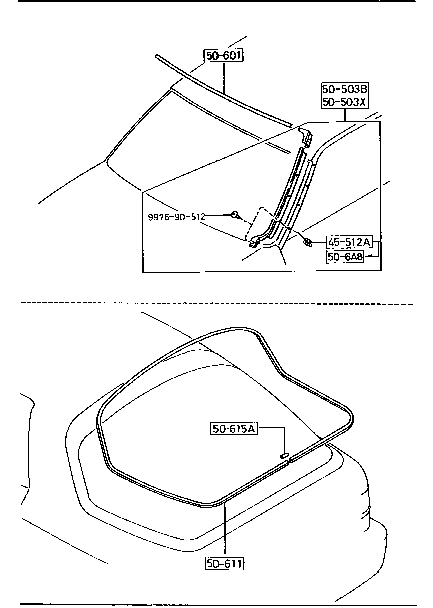 Front Window Mouldings