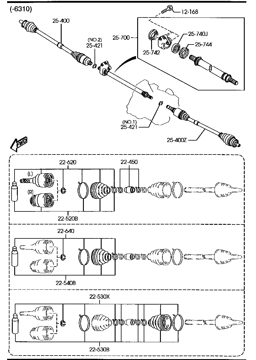 Front Drive Shafts