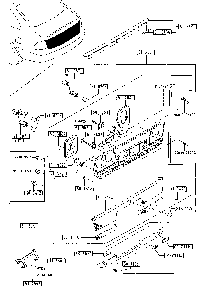 Rear Combination Lamps