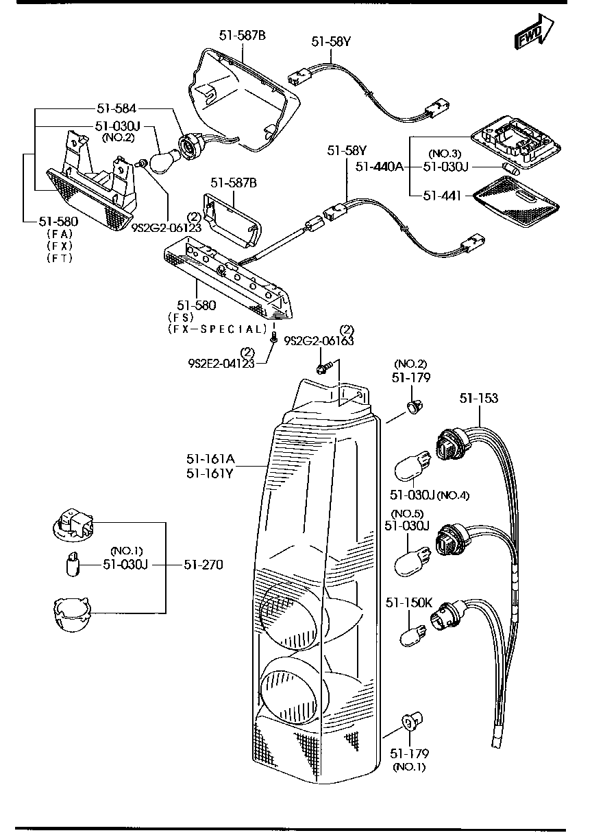 Rear Combination Lamps