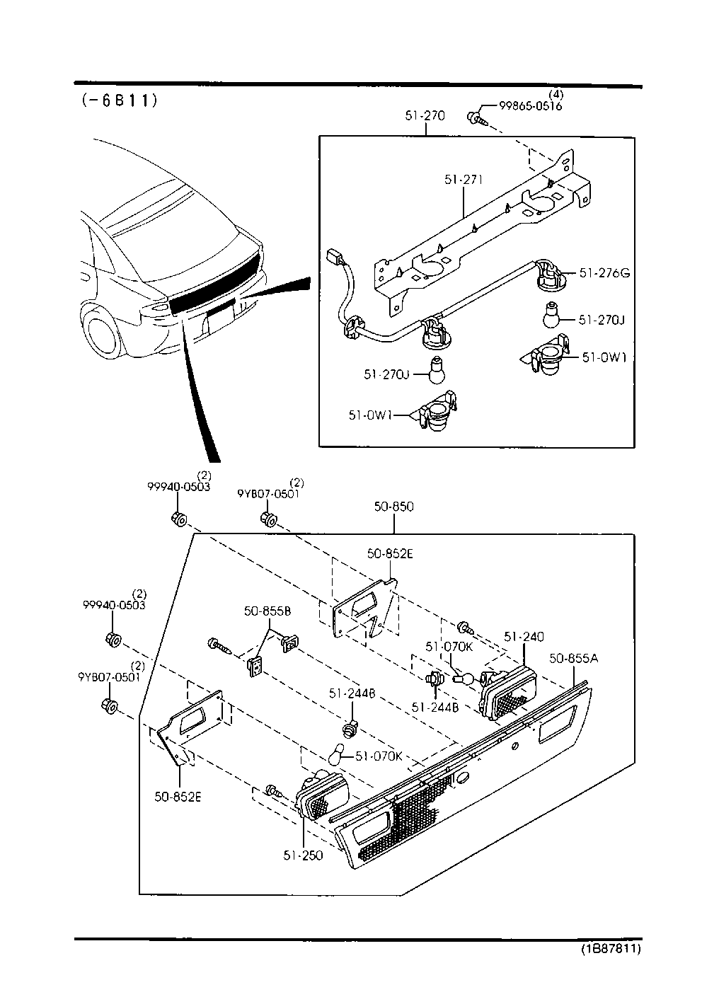 License Lamp & Rear Finisher