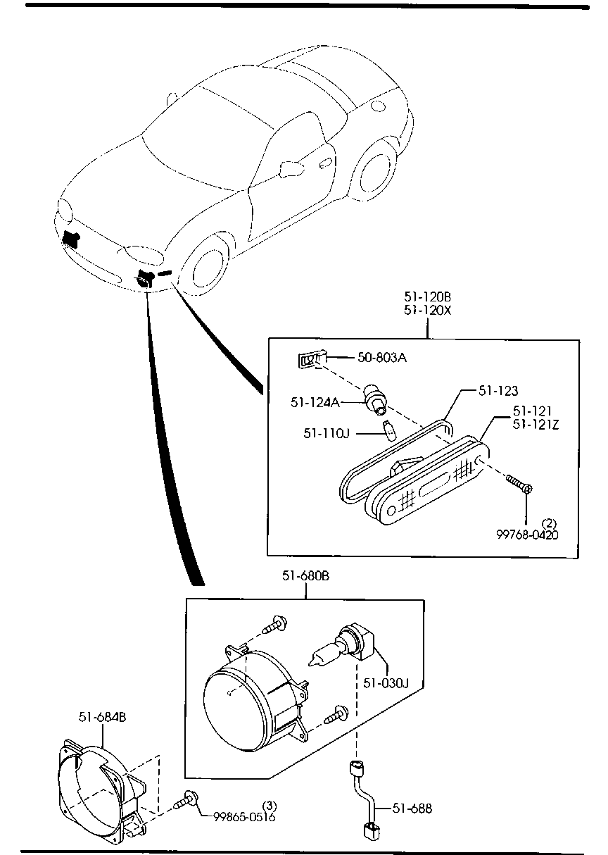 Front Combination Lamps