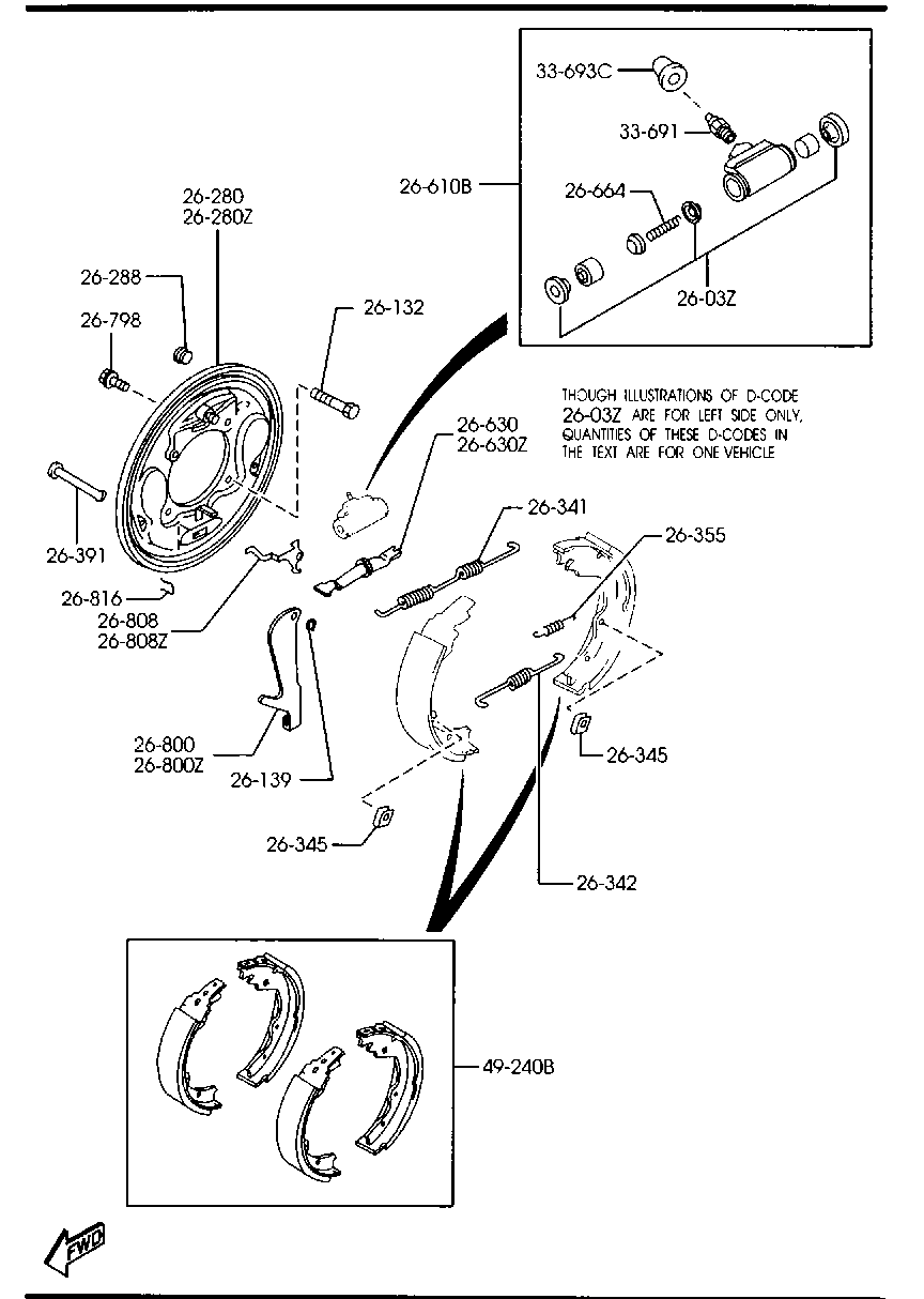 Rear Brake Mechanisms