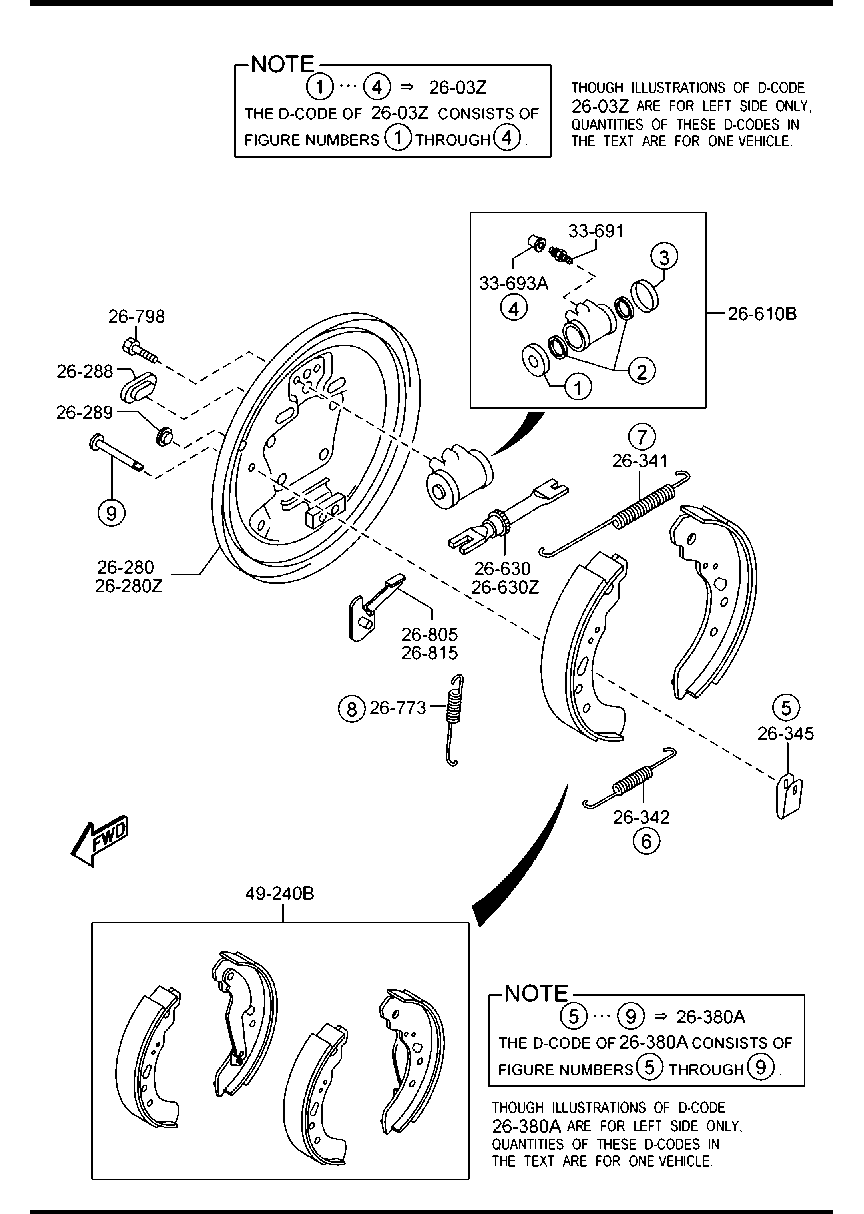 Rear Brake Mechanisms