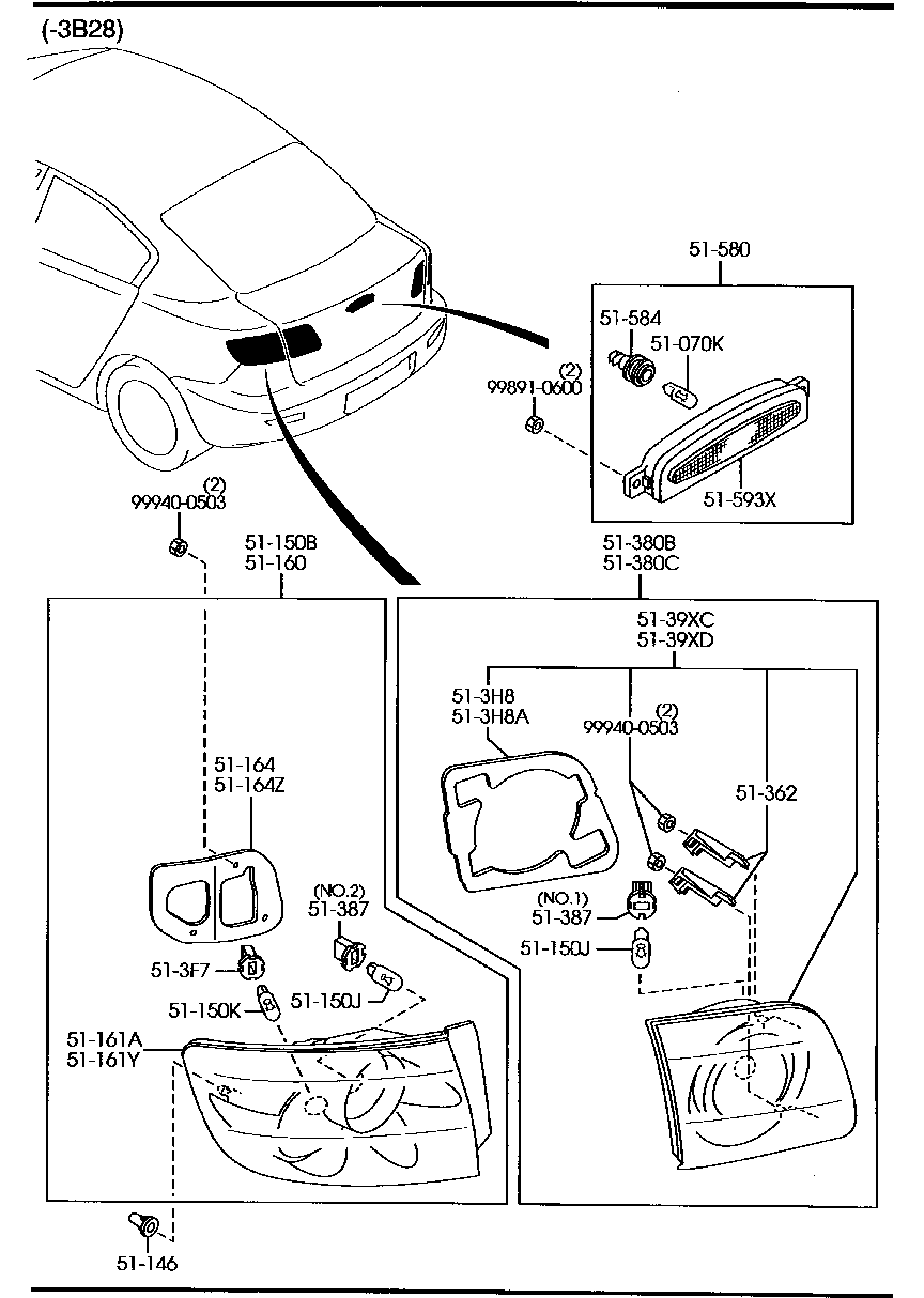 Rear Combination Lamps