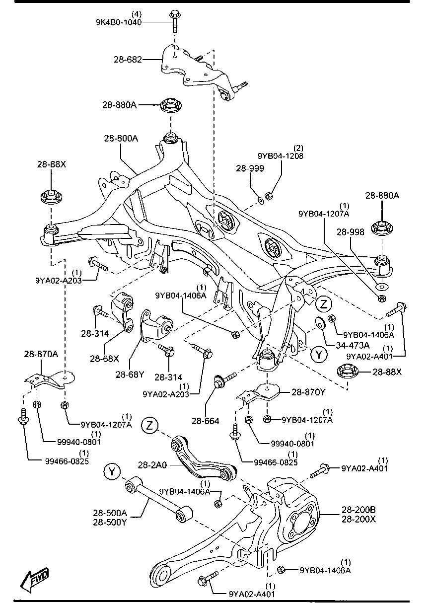 Rear Lower Arms