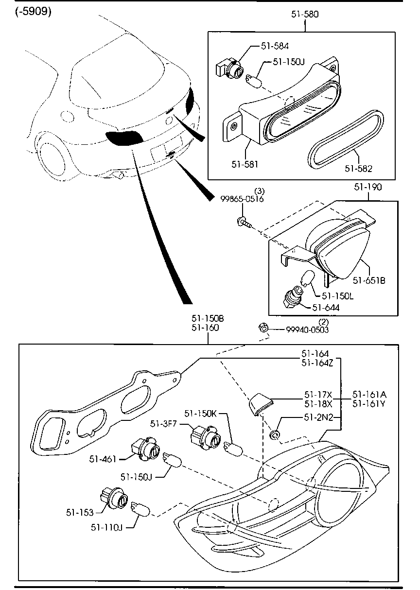 Rear Combination Lamps