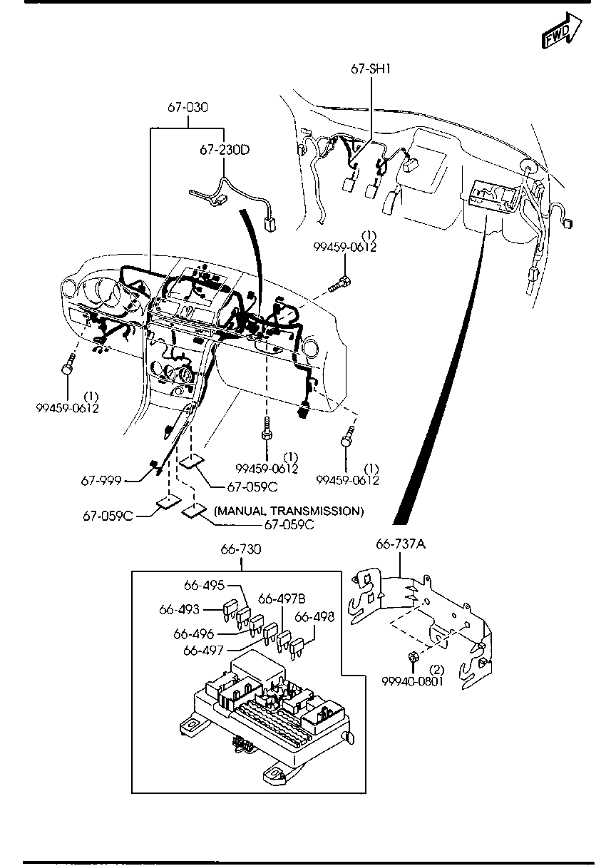 Dashboard Wiring Harnesses