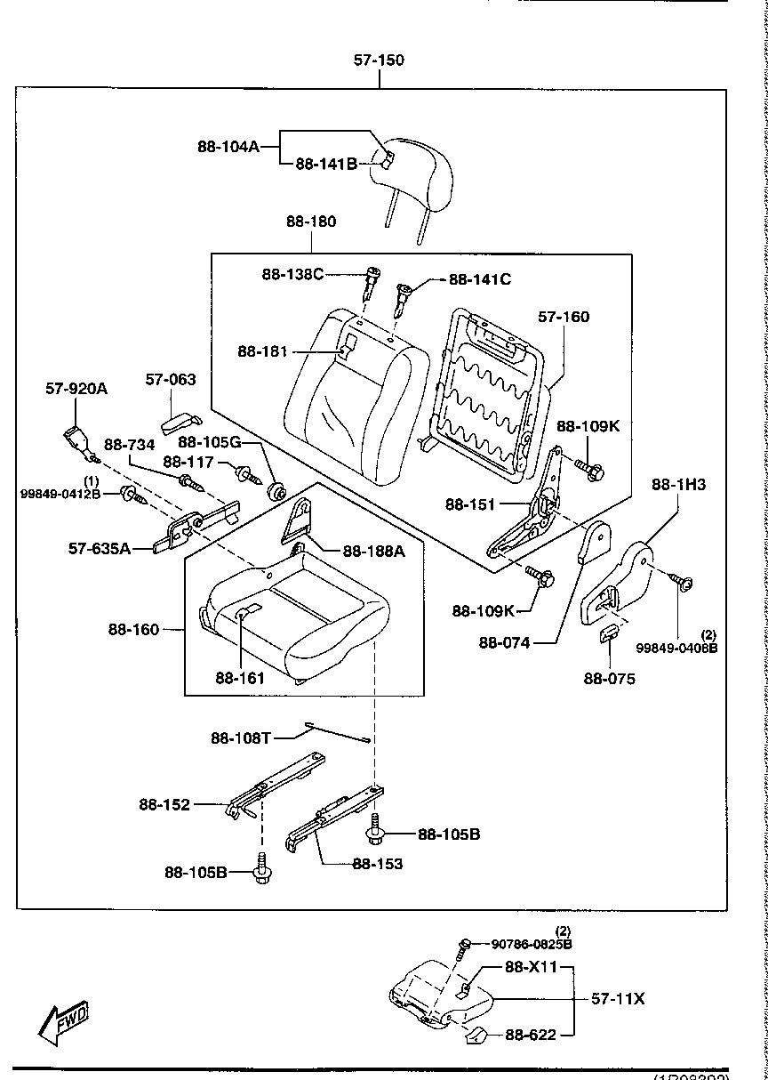 Asientos delanteros