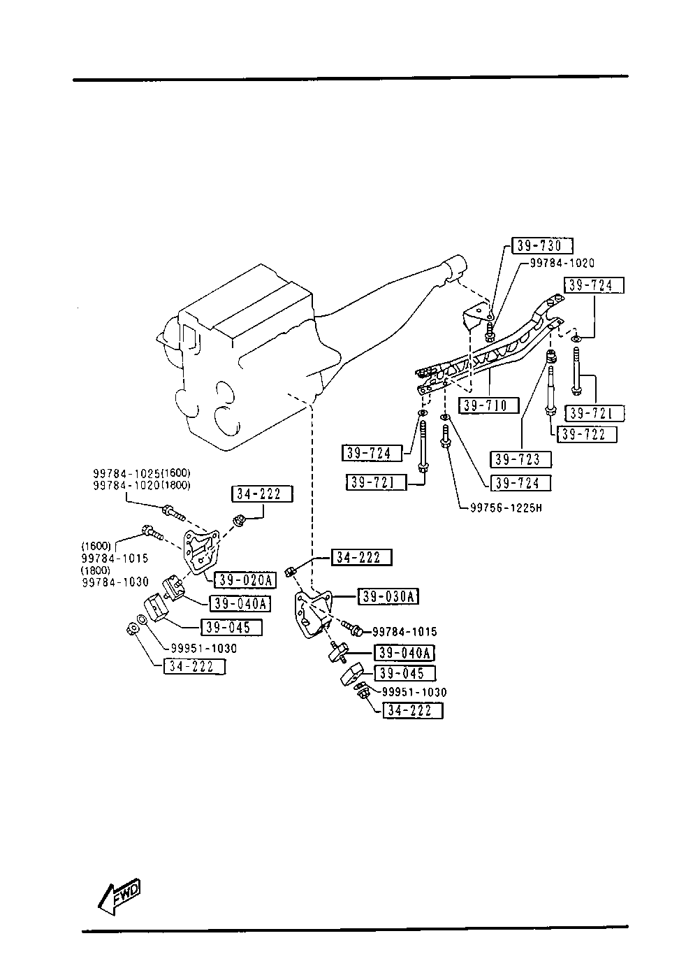 Engine & T/Mission Mountings