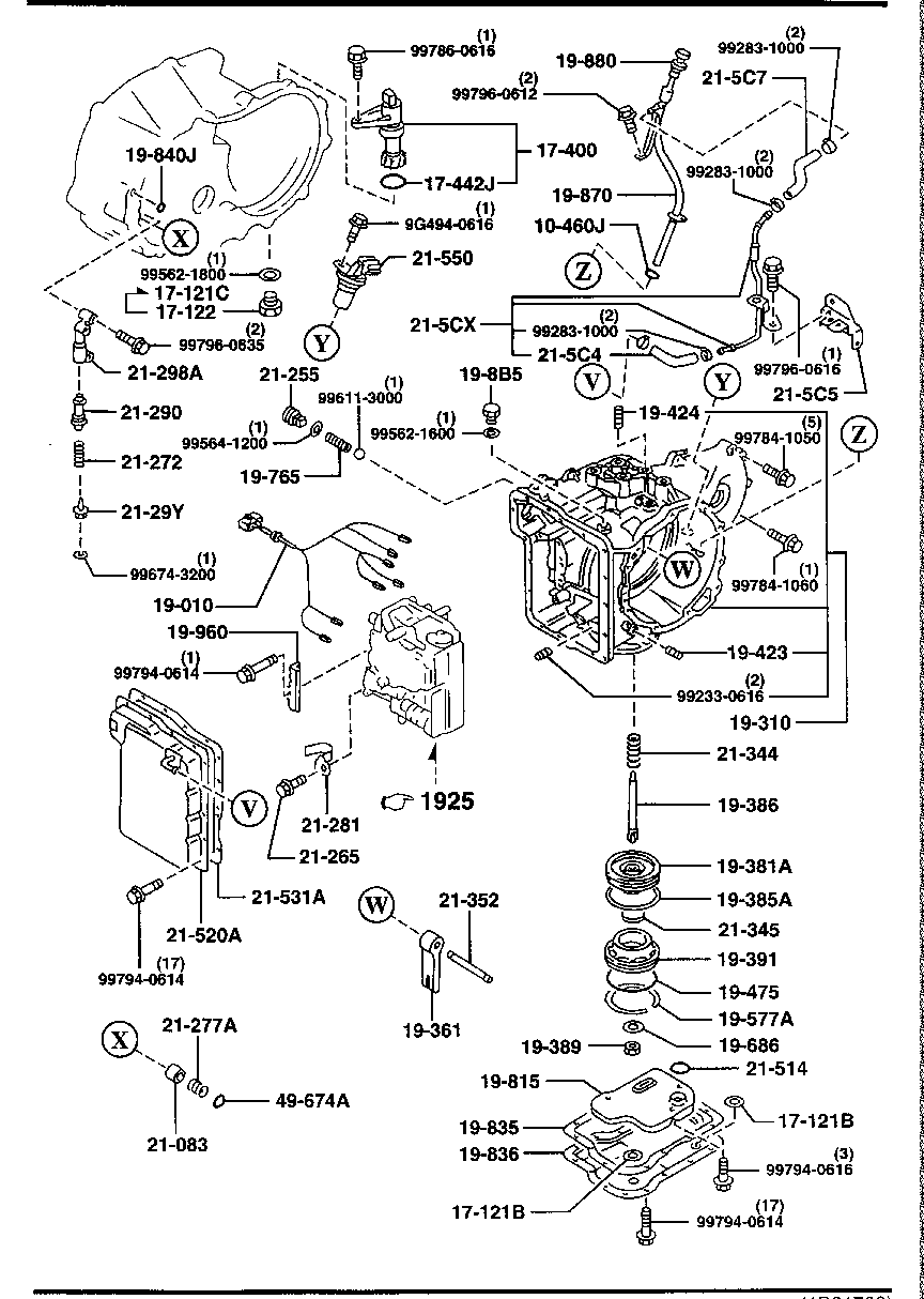 Transmission Case & Main Control System