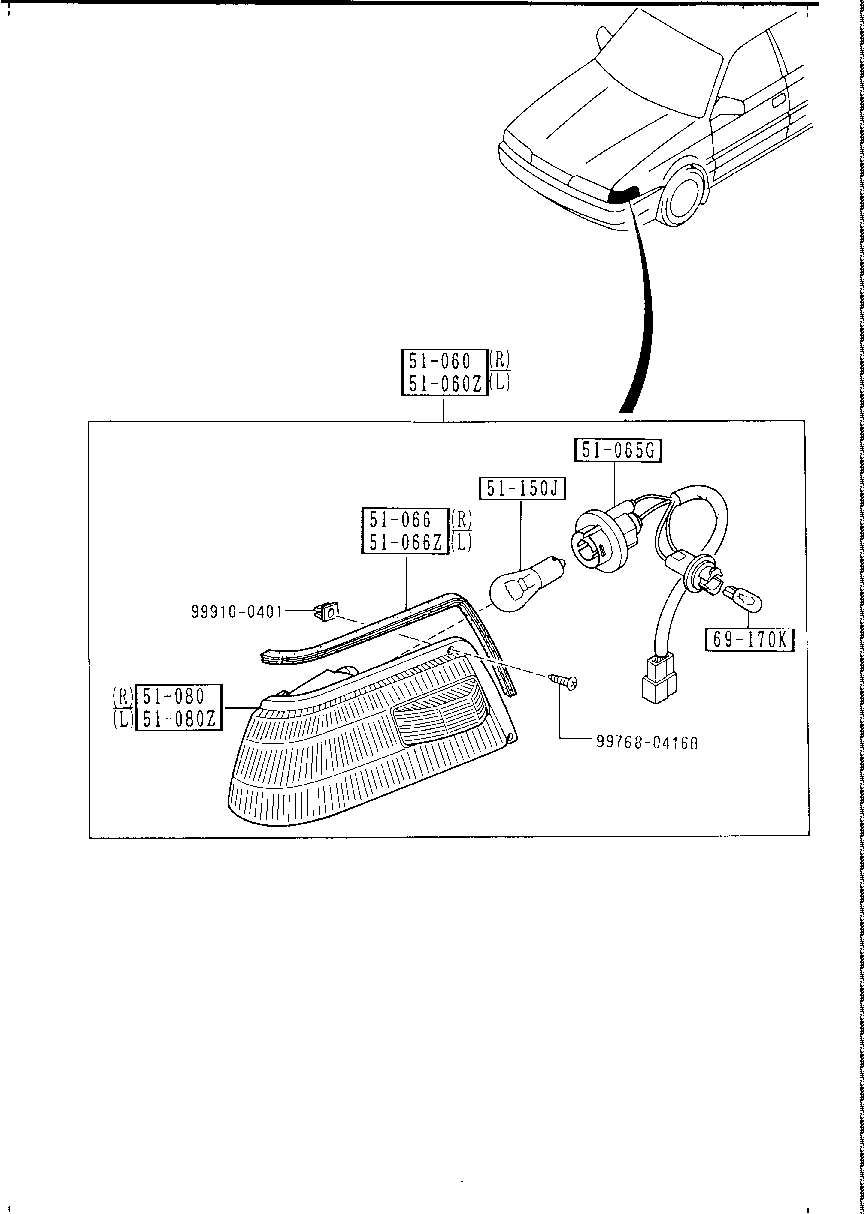 Front Combination Lamps