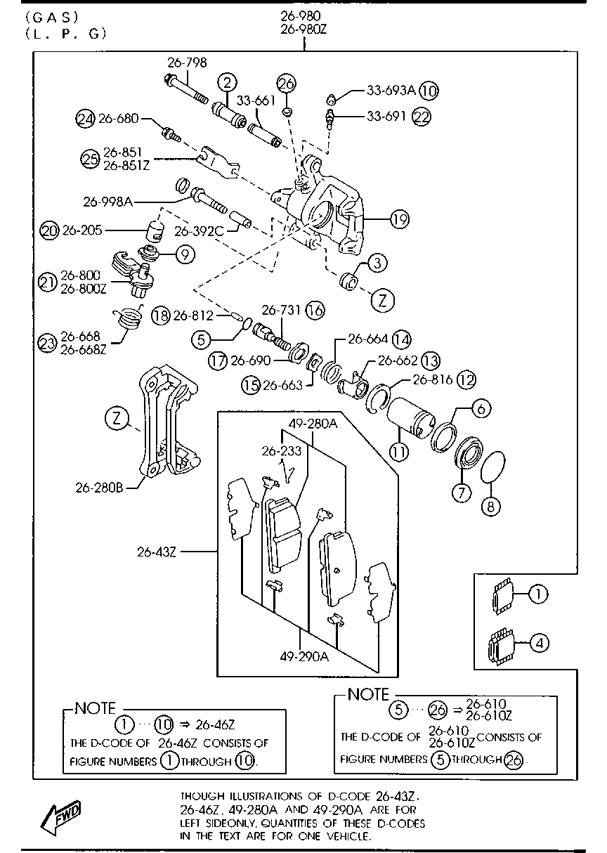 Rear Brake Mechanisms