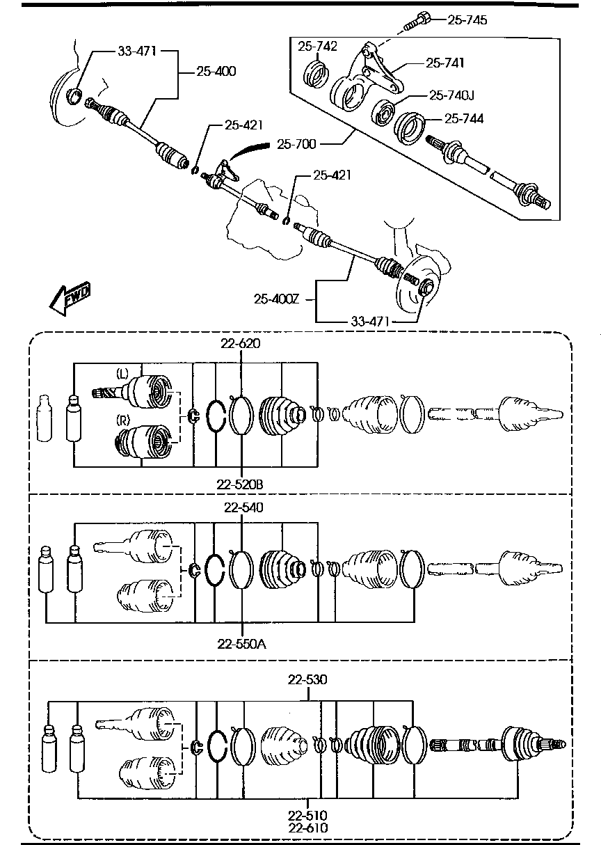 Front Drive Shafts