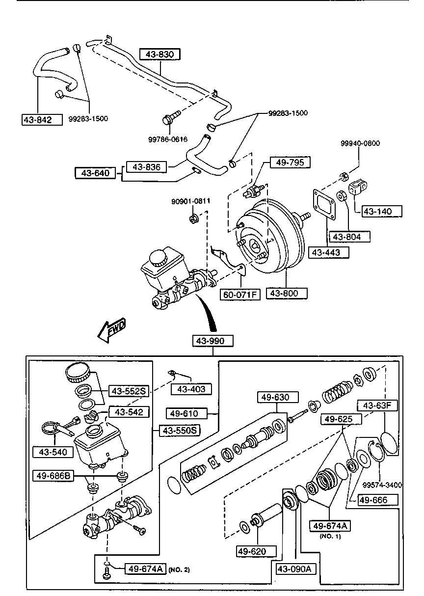 Brake Master Cylinder & Power Brake