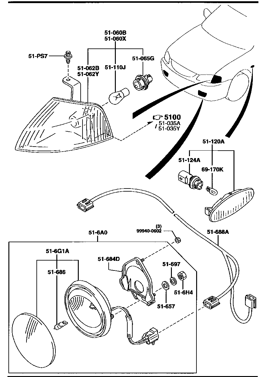 Front Combination Lamps