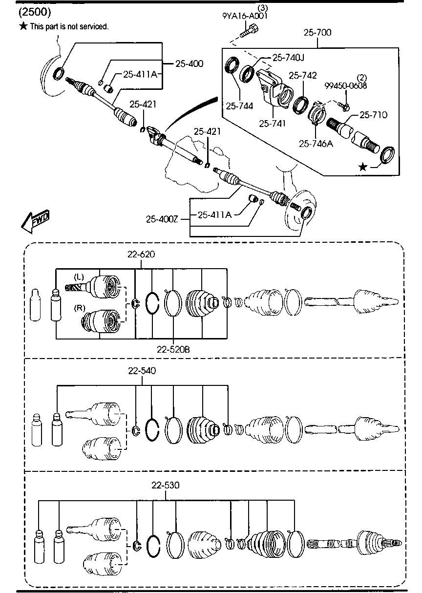 Front Drive Shafts