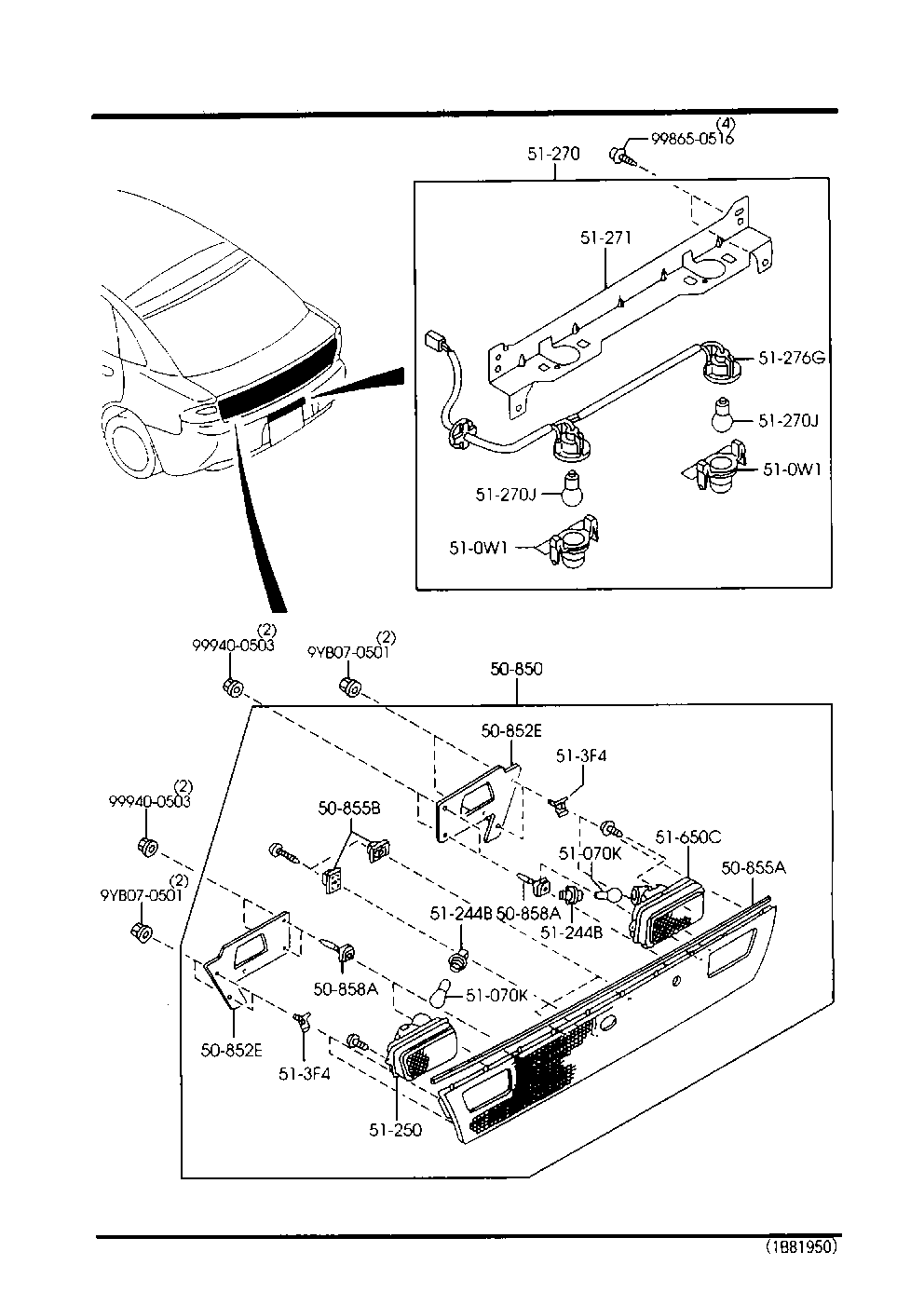 License Lamp & Rear Finisher