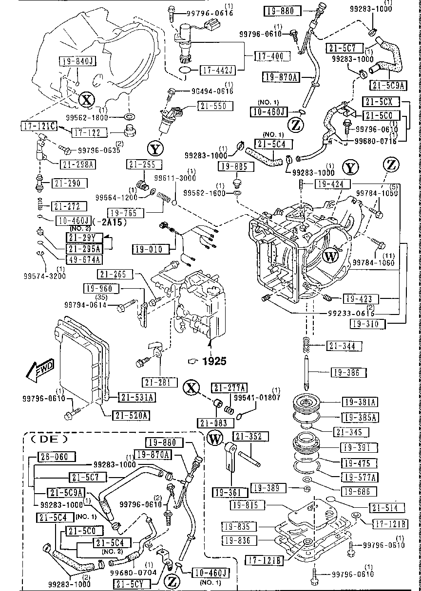 Transmission Case & Main Control System