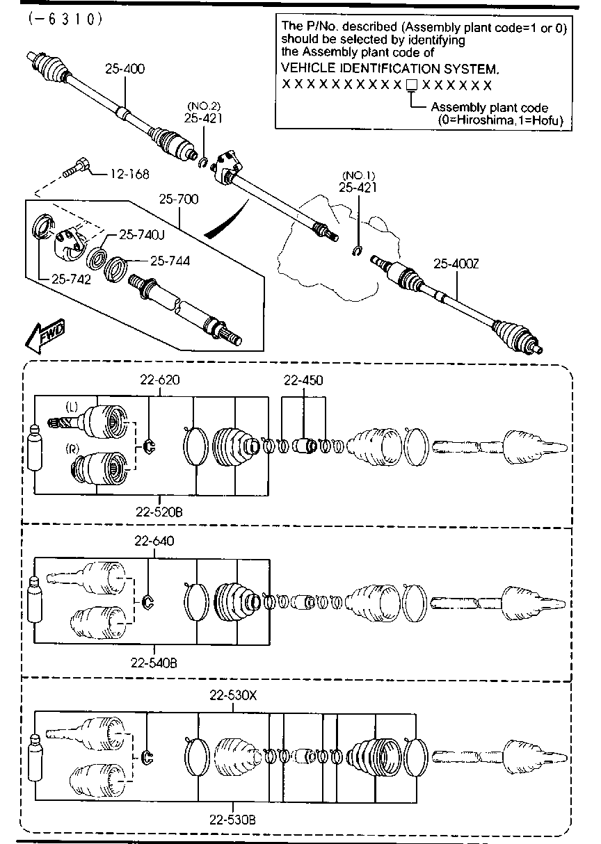 Front Drive Shafts