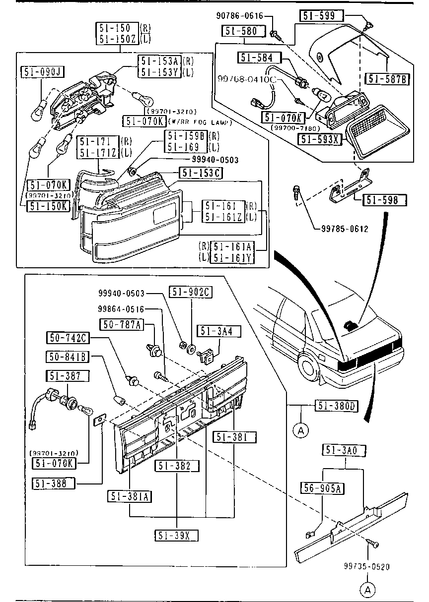 Rear Combination Lamps