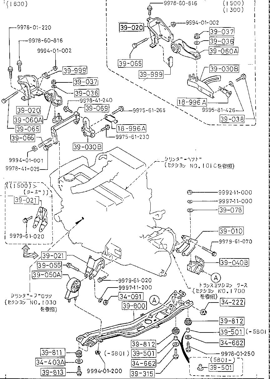 Engine & T/Mission Mountings