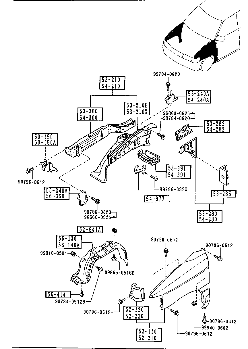 Fender & Wheel Apron Panels