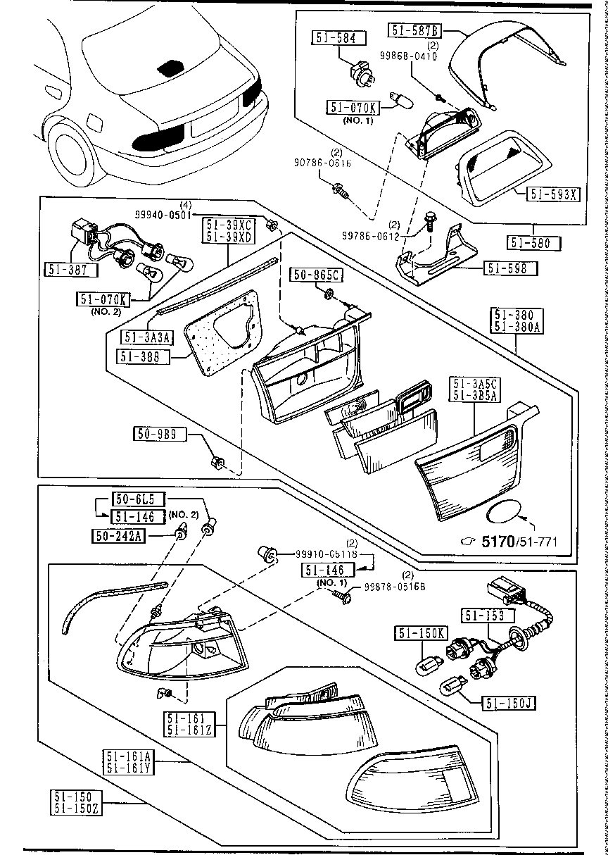 Rear Combination Lamps