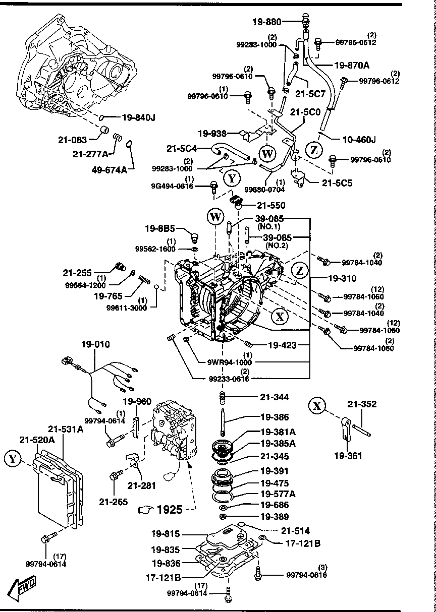Transmission Case & Main Control System
