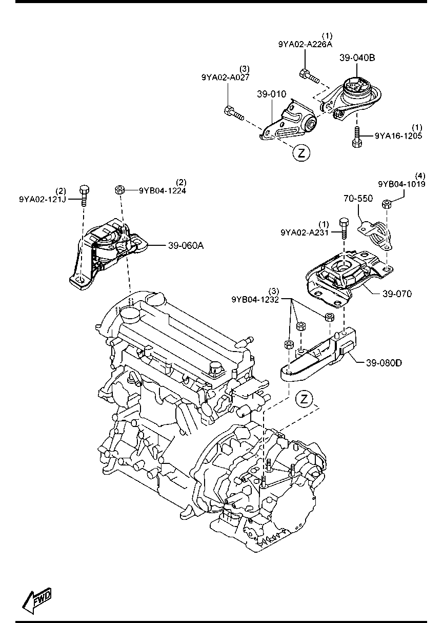 Engine Transmission Mountings