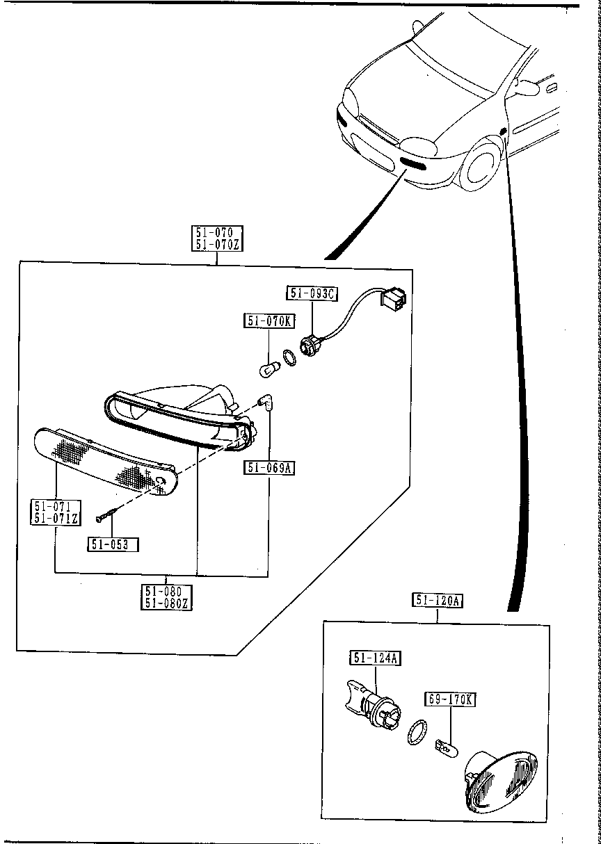 Front Combination Lamps