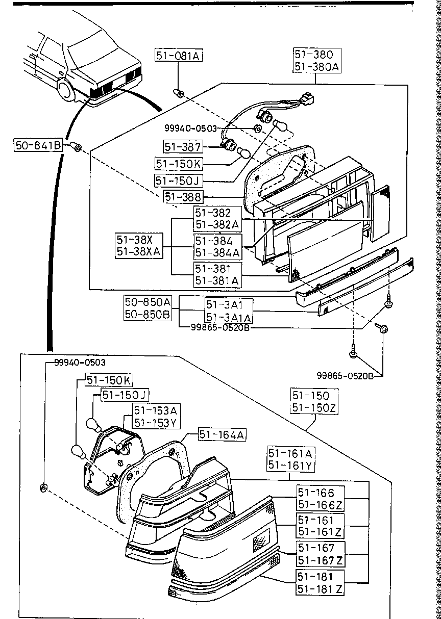 Rear Combination Lamps