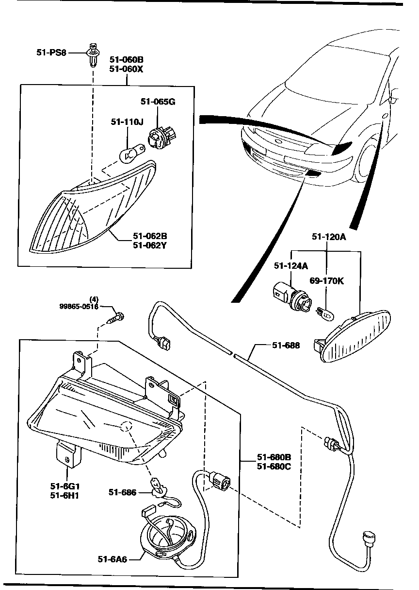 Front Combination Lamps