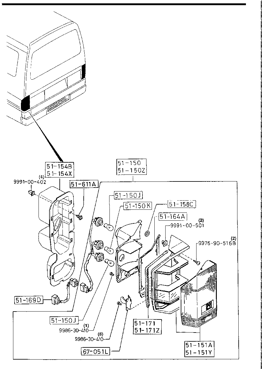 Rear Combination Lamps