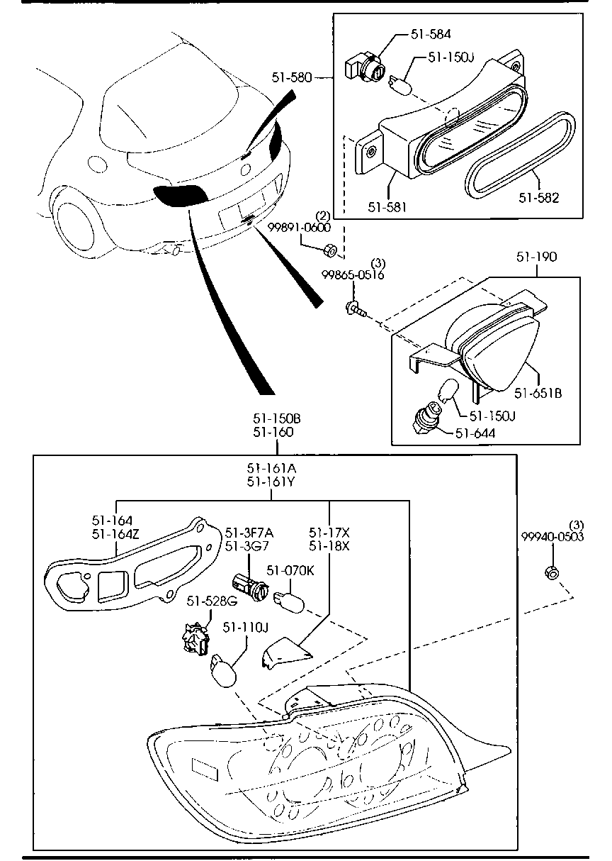 Rear Combination Lamps