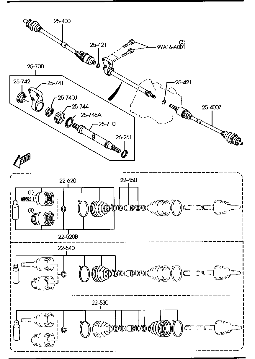 Front Drive Shafts