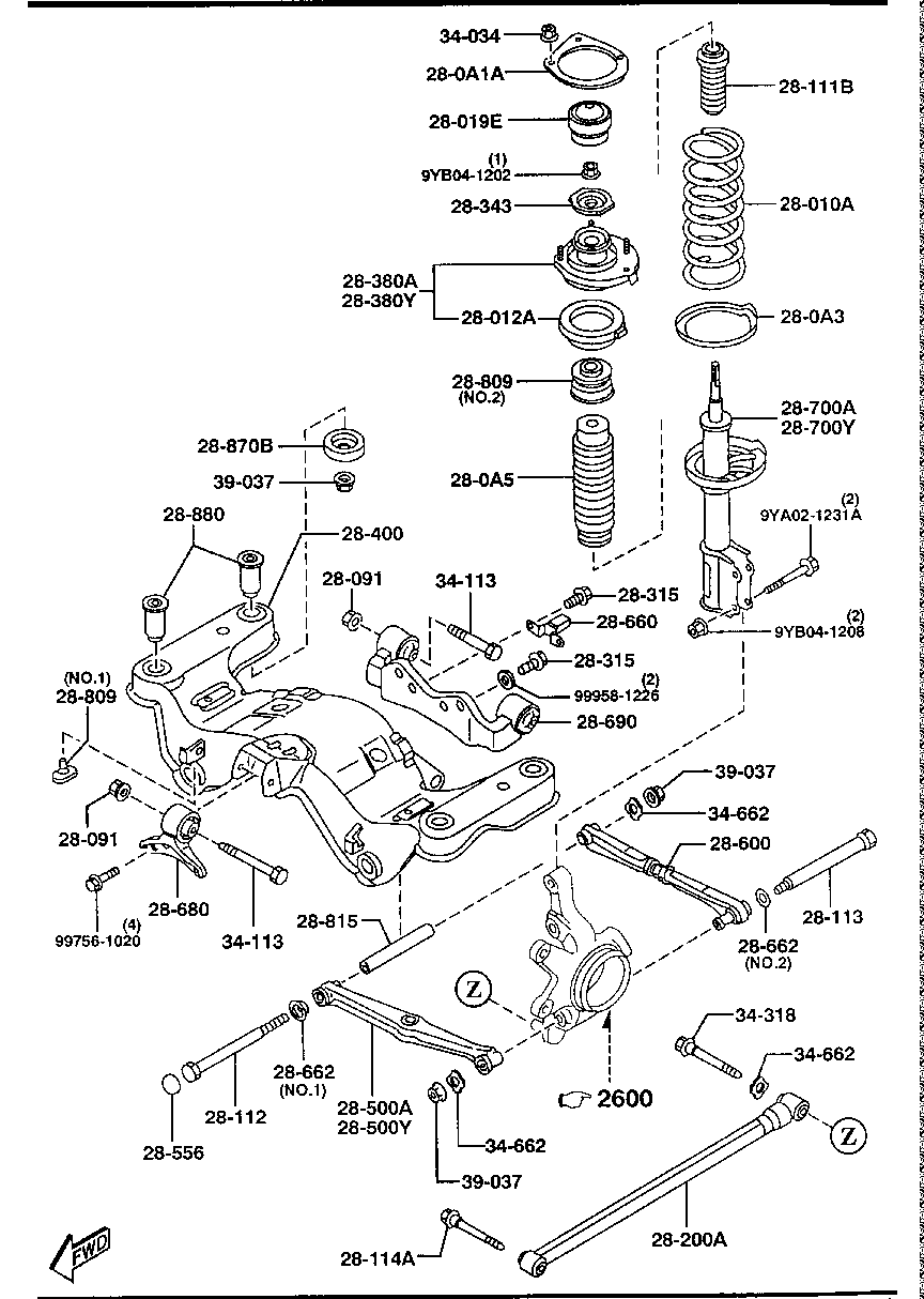 Rear Suspension Mechanisms