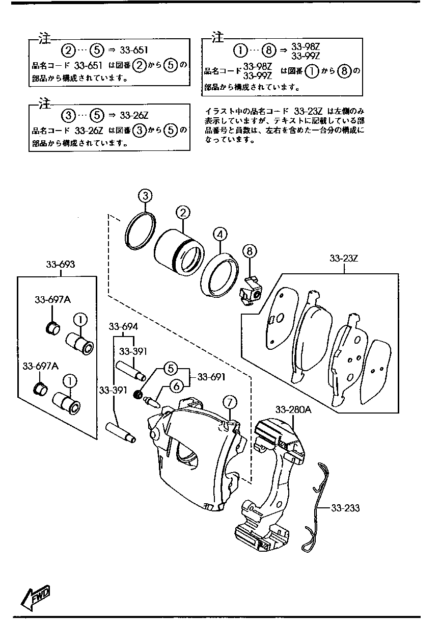 Front Brake Mechanisms