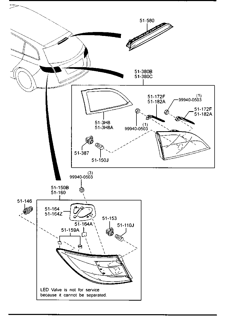 Rear Combination Lamps