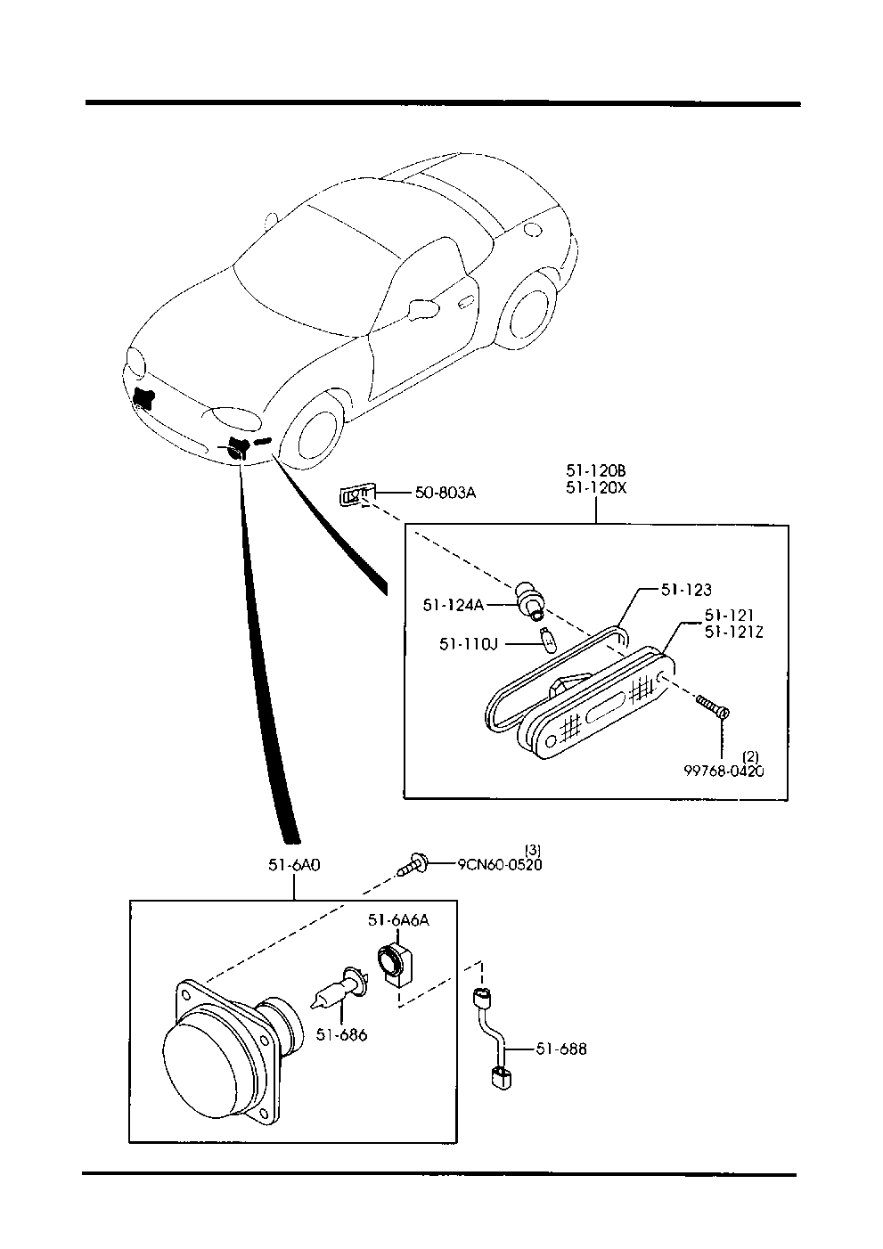 Front Combination Lamps